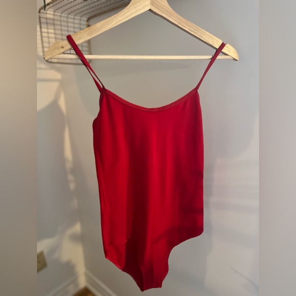 American Apparel red leotard - Picture 1 of 3